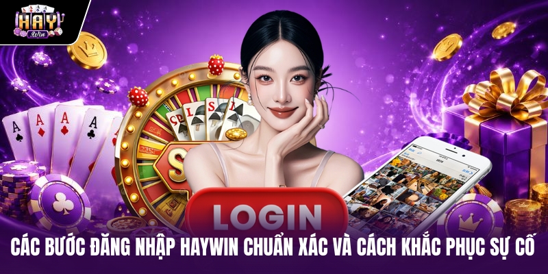 Các bước Đăng Nhập haywin chuẩn xác và cách khắc phục sự cố