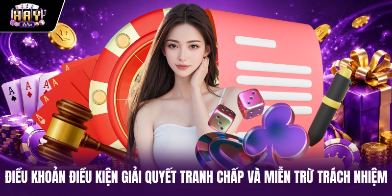 Điều khoản điều kiện giải quyết tranh chấp và miễn trừ trách nhiệm